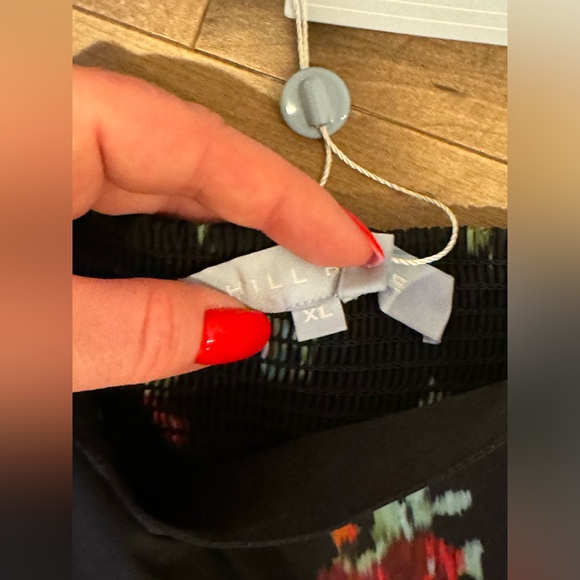 Hill House Matilda Black Floral Midi Dress - Picture 3 of 3